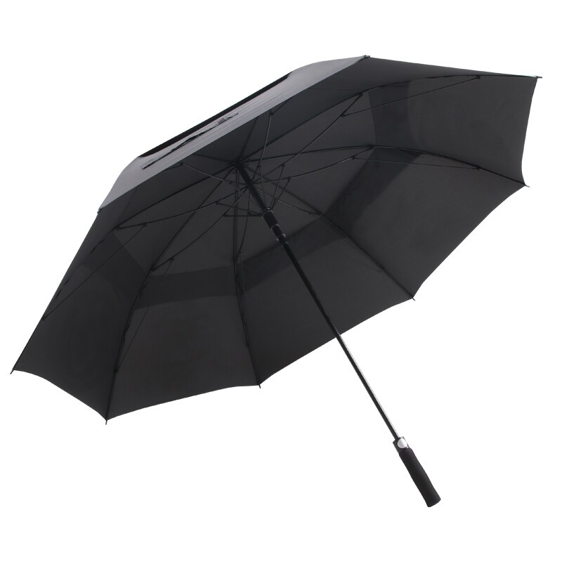 Large sun umbrella titanium silver glue uv protection umbrella long handle special reinforcement against the storm golf umbrella umbrella stadium