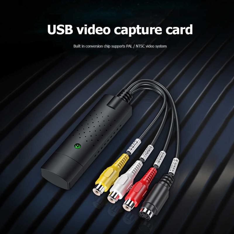 Easycap R Net Easycapยูเอสบี2.0 Easy CapวิดีโอทีวีดีวีดีวีเอชเอสDVRจับภาพอะแดปเตอร์ ...