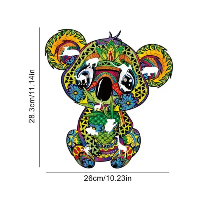 wooden puzzles with unique pieces