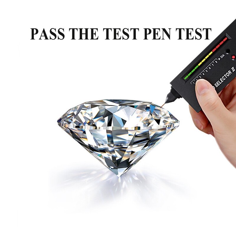 Classic Laboratory Diamond Square Ring 1 Carat D Moissanite Passes Diamond Testing S925 Silver High Grade Jewelry Wedding Ring Engagement Ring Women's Gift