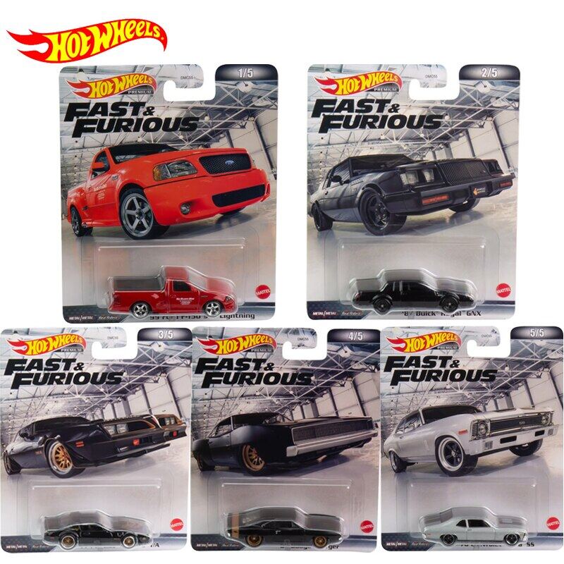 Original Hot Wheels Premium Fast And Furious Speed Vehicle Alloys Models Firebird Car Toys For 8116