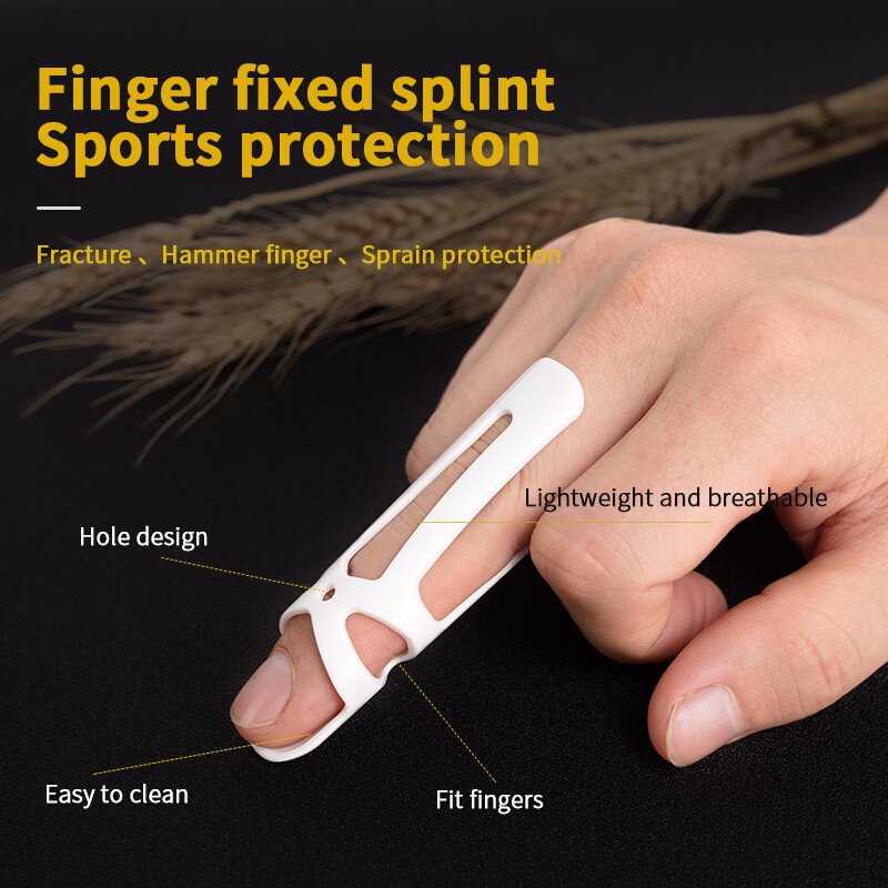 Qiancheng Finger orthosis fixed finger guard, Finger support  to protect the injured joint from bending, breaking, fracture, deformation, rehabilitation and correction protective cover adjustable mallet finger splint