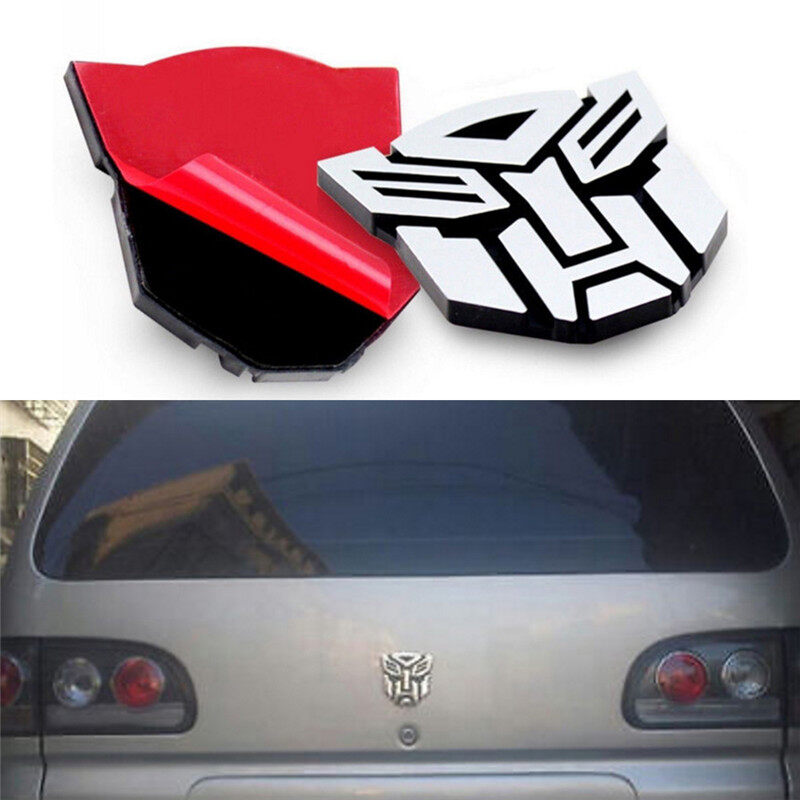 New 3D logo Protector Autobot máy biến áp đồ họa tấm gắn logo Decal Nhãn dán xe