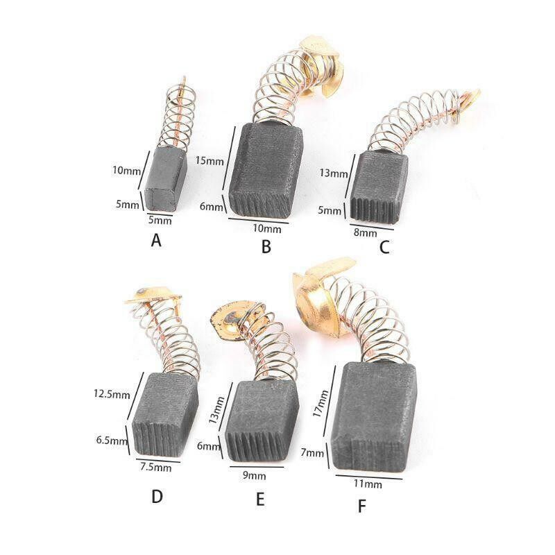 Various Sizes Carbon Brushes Repairing Part For Electric Motors Replacement