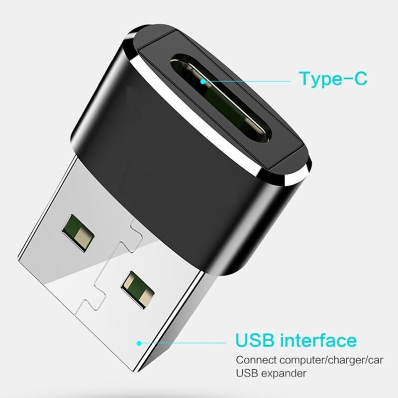 Bộ Chuyển Đổi Đầu Nối Usb Type A Đực Sang Usb Type C Cái Bộ Chuyển Đổi Sạc Truyền Dữ Liệu Chuẩn Usb Type-C Cho Iphone12