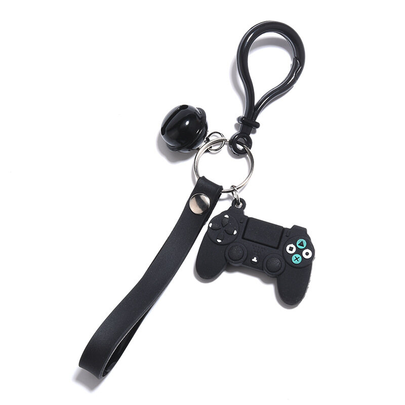EKLEVA Creative Video Game Handle Keychain Simulation Joystick Model Key Chain Ring Pendant Men Women Couple Key Holder Trinket Gift