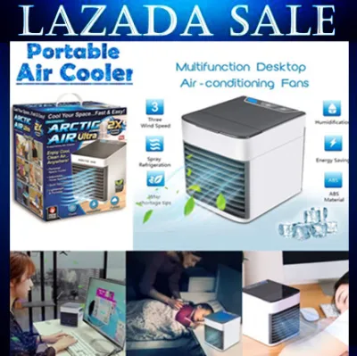 New USB Portable Air Cooler Purifier Air Conditioner Aircond Mini Aircooler Fan Arctic Air Table Fan MINI