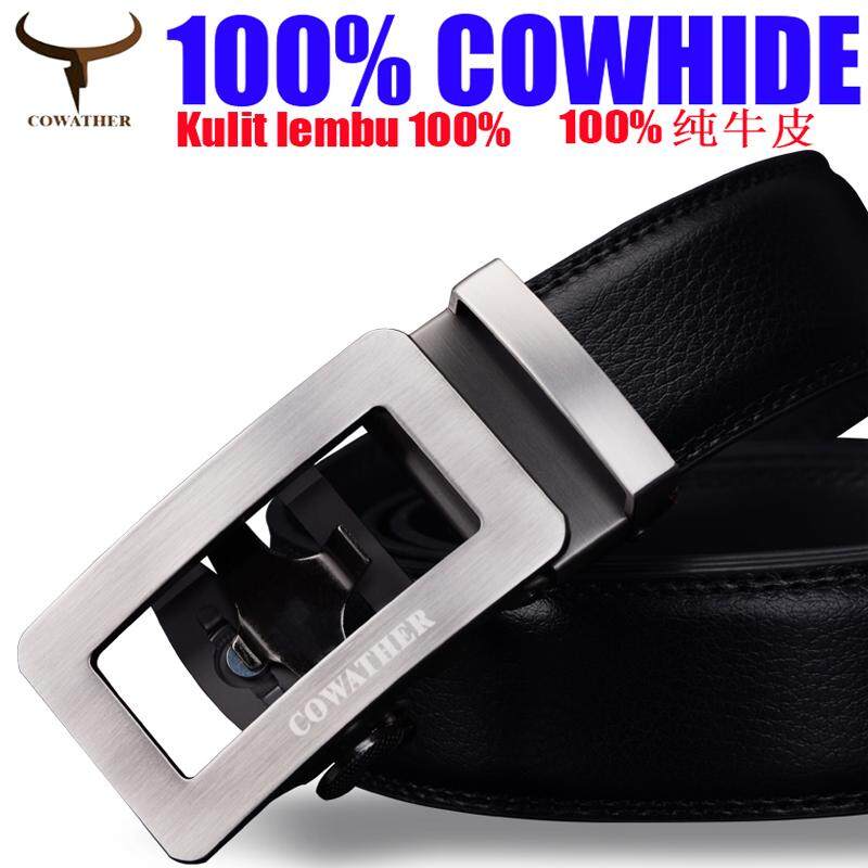 Mens Casual Genuine Cow Leather Dress Belt