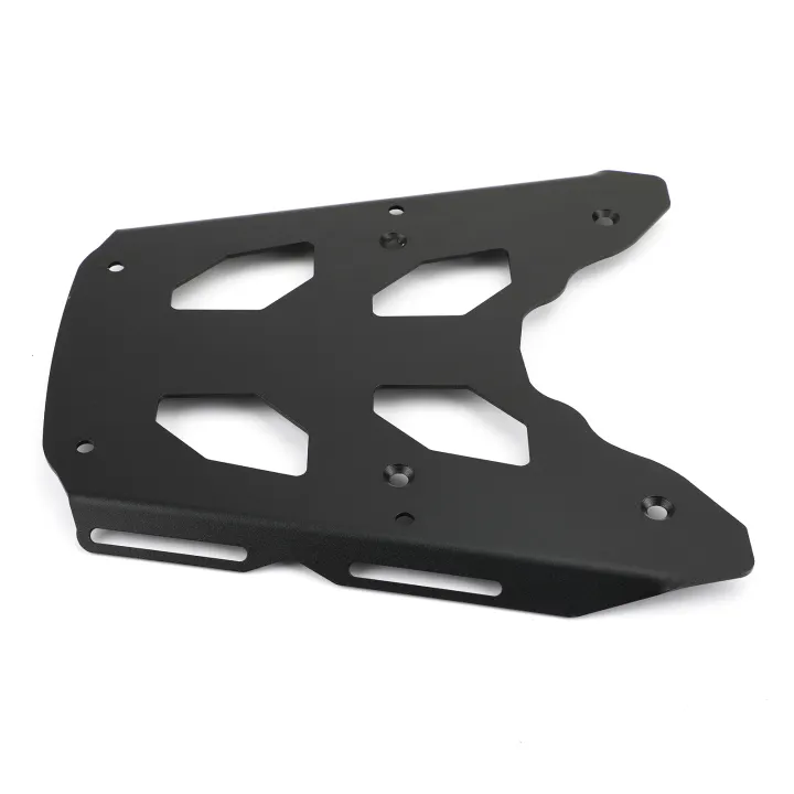 Areyourshop Black Rear Top Case Carrier Luggage Rack for Ka-wa-sa-ki KLE650 Versys 650 2016-2019