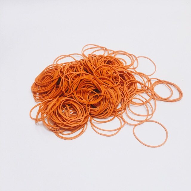 Orange rubber clearance bands