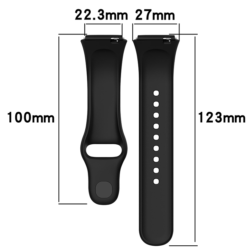 Dây đeo thay thế Silicone cho Redmi Xem 3 hoạt động/Lite Dây đồng hồ cho Redmi Xem 3 hoạt động thông minh phụ kiện