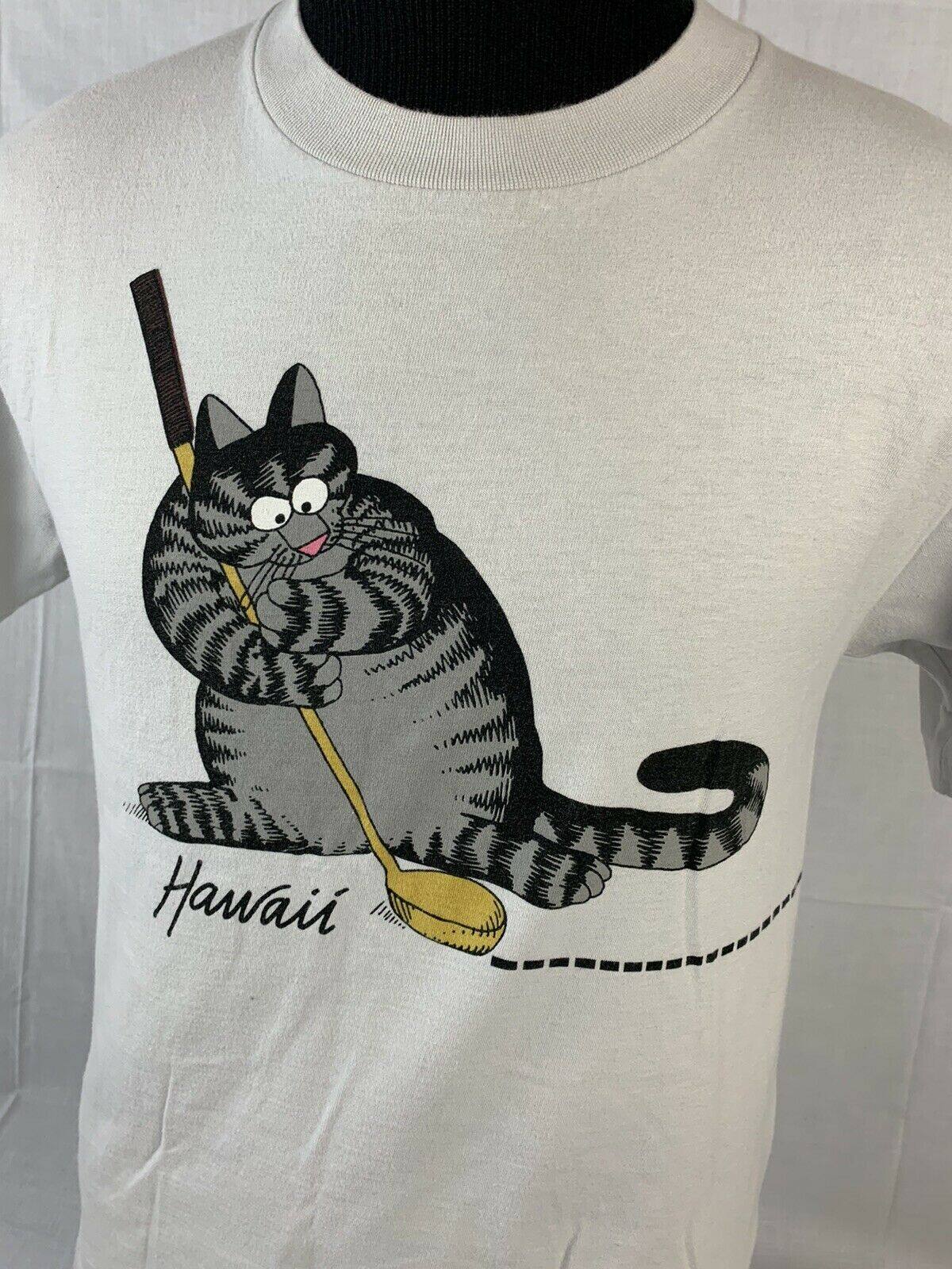 Vintage Kliban Cat T Shirt Golf Logo 