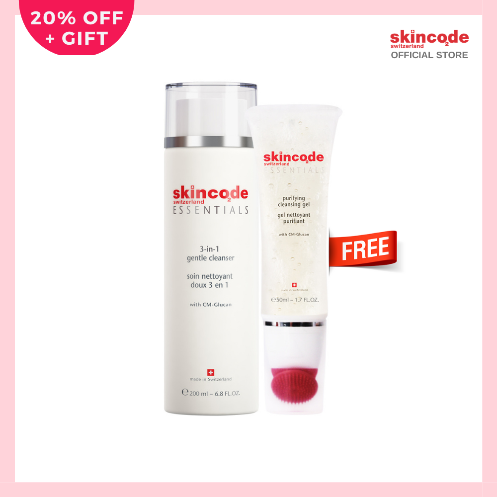 skincode 3 in 1 gentle cleanser