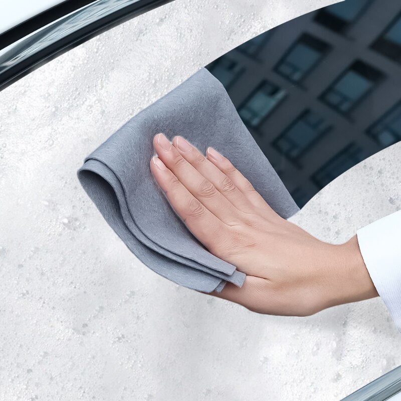 Magic Cloth Glass No Trace No Watermark Car Windshield Glass Cleaning Tool Microfiber Rag Quickly Absorbent Washing Towels