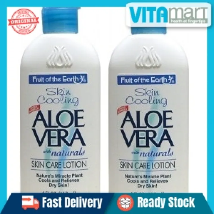 fruit of the earth skin cooling aloe vera lotion