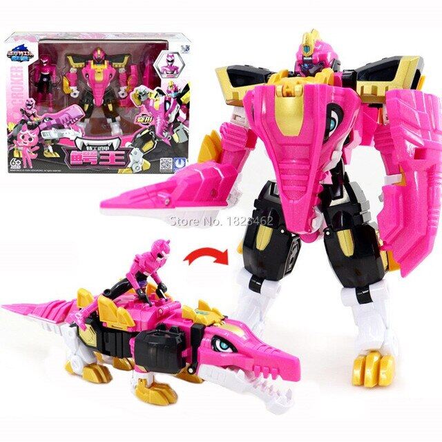 Top★đồ chơi robot biến hình năng lượng hoang dã mini force sư tử/voi/cá sấu nhân vật hành động đồ chơi khủng long biến hình miniforce x 925