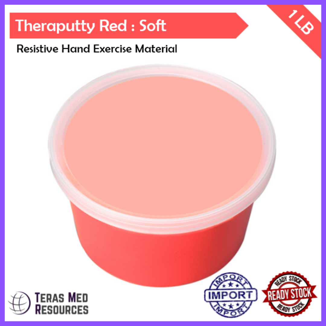 1 LB THERAPUTTY RED (SOFT) THERAPY PUTTY FOR HAND EXERCISE Lazada