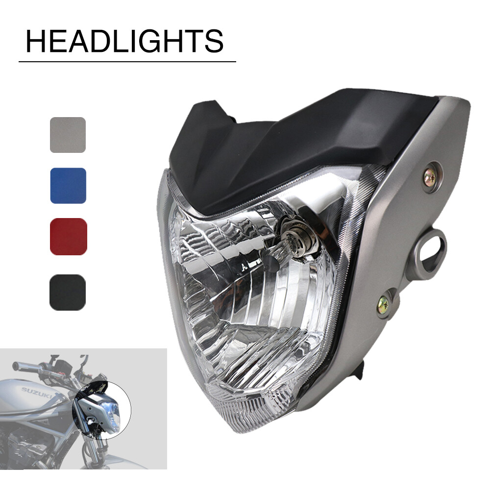 ZSDTRP 4 Color ABS Plastic Motorcycle Headlight Headlamp With Bulb And Bracket For Yamaha FZ16 YS150 FZER150