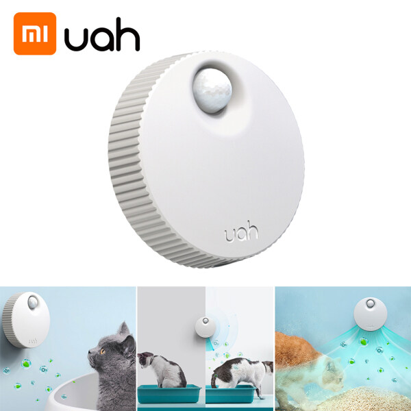 Xiaomi Youpin Uha Air Purifier Dust Cleaner Mini Odor Eliminator Freshener for Cat Litter Box Ozone Negative Ion Dual Function Ionizer to Remove Smoke Pet Toilet Smell Portable Deodorizer Dust Cleaner for Litter Pan Singapore