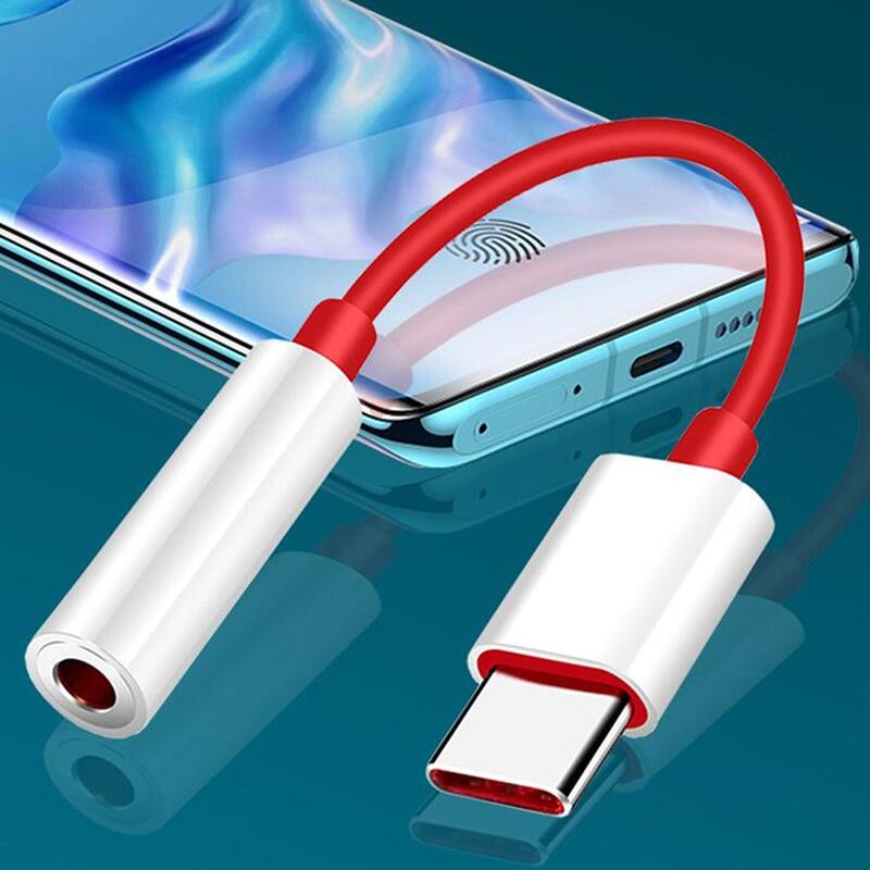 [Hot K] Headphone Connector Adapter for Oneplus android Phone Usb Type C To 3 5 mm Earphone Jack Cable Adapter Audio Splitter