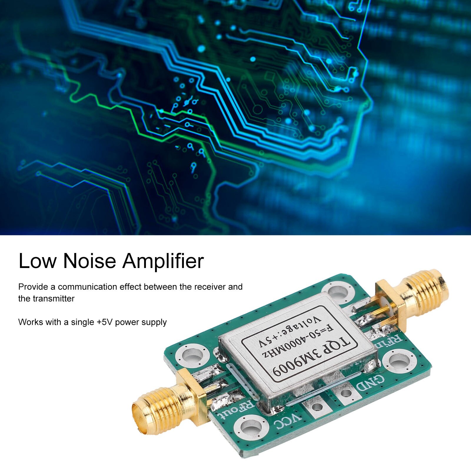RF Amplifier Low Noise Amplifier Wide Operating Frequency Range for Industry for Amplifier