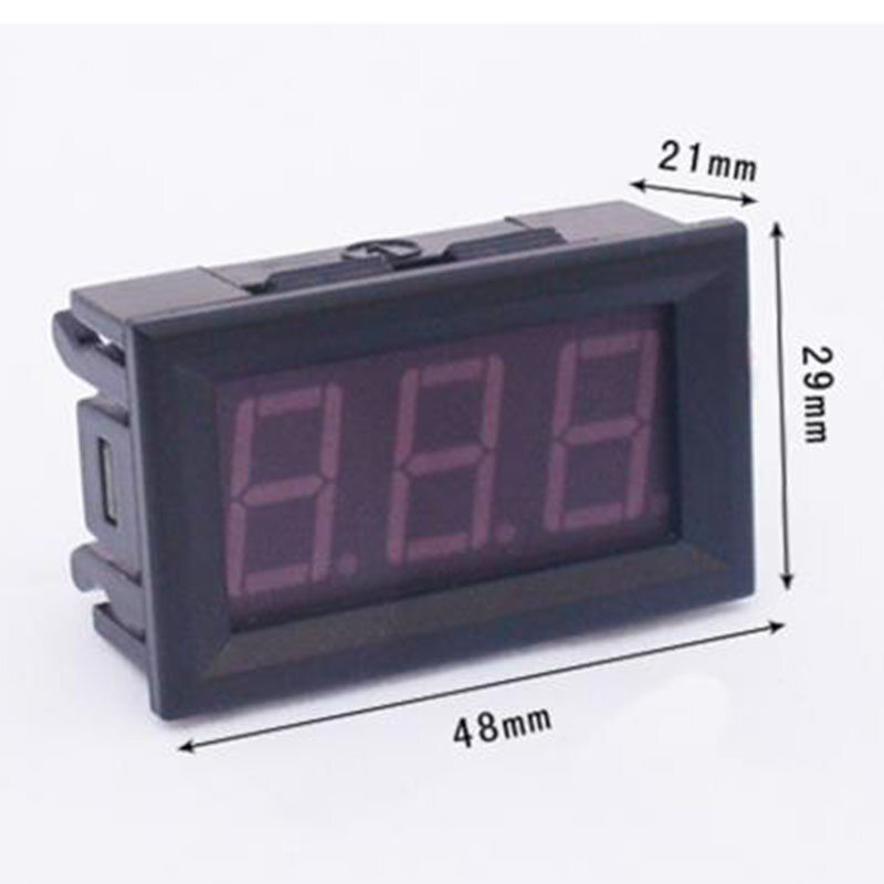 DC 4-30V 0.56 Inch 3 Wire LED Digital Voltmeter Voltage Meter Volt Instrument Tool DIY Home Use Three Digital DC Meter
