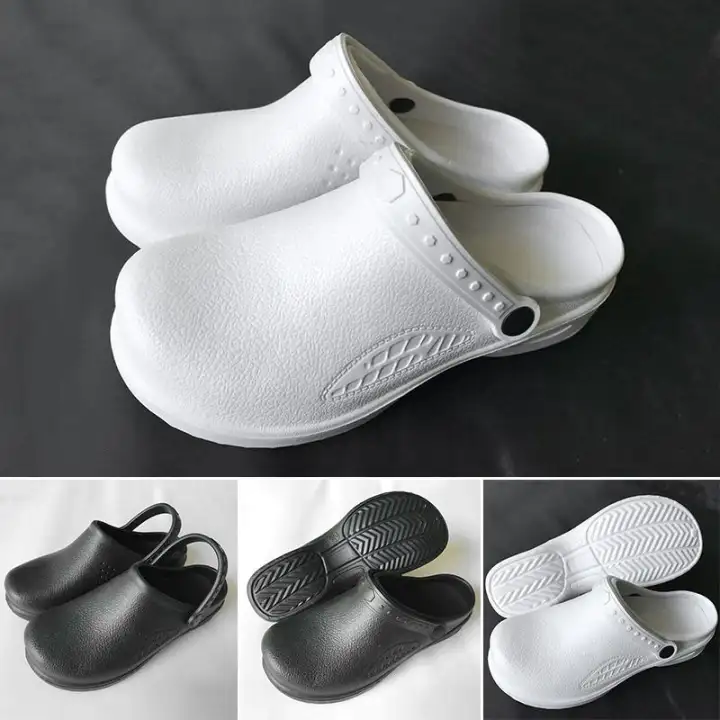Beautyer Work Shoes Chef Shoes Women Men Cook Clogs Nurse Shoe