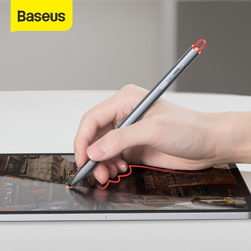 Baseus capacitive stylus pen for ipad pro 11 12.9 2020 9.7 2018 air mini 3 10.2 active screen touch pen for tablet pencil smartphone with stylus pen