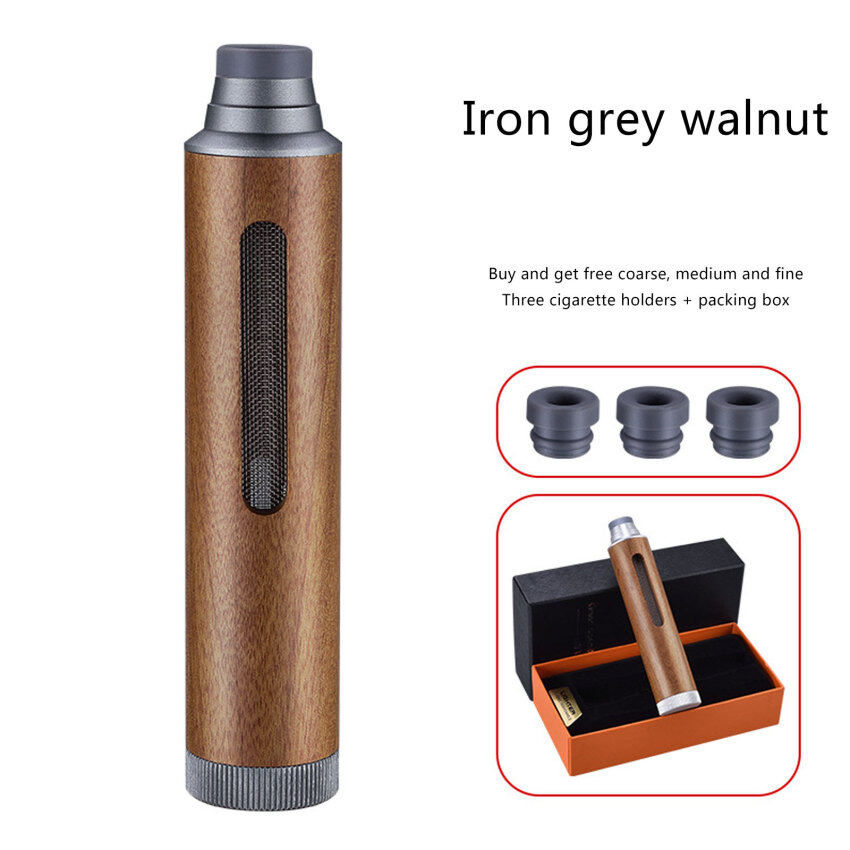 Portable Ashtray Mini Car Ashtray Anti Soot-Flying c/i/g/a/r/e/t/t/e/ Cover Anti-Ash Luxury Wood c/i/g/a/r/e/t/t/e/ Holder For Smoking Gift