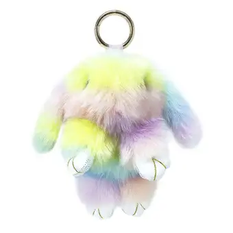 plush bunny keychain