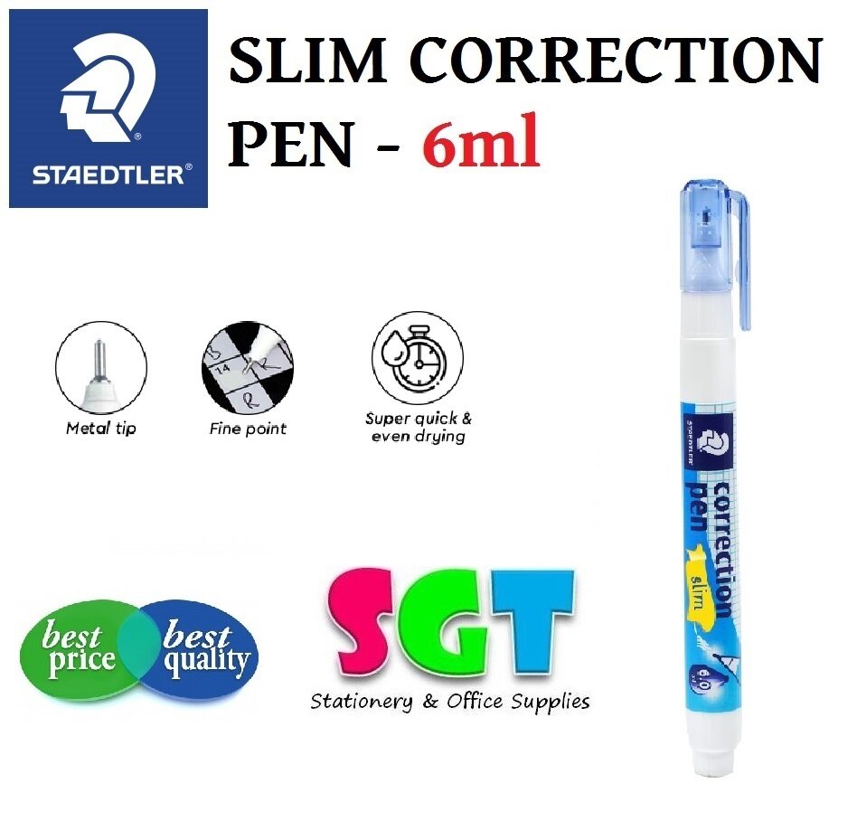 STAEDTLER Correction Pen 6ml 1 PC ONLY Lazada