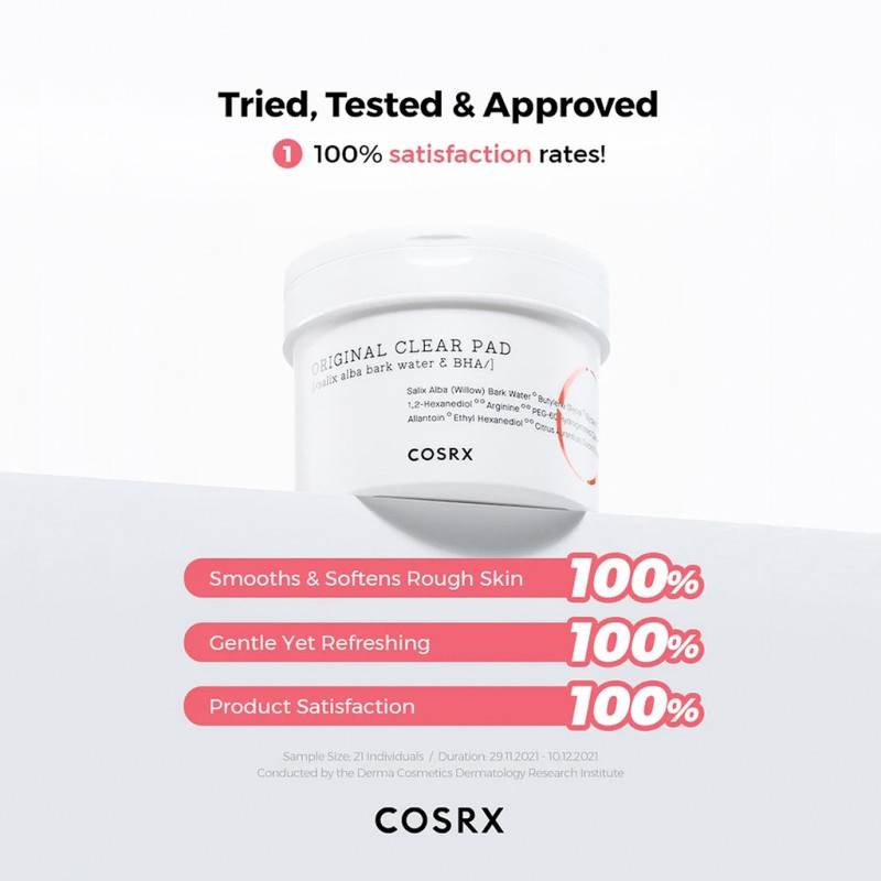 Miếng tẩy da chết COSRX Cica Pad | Poreless Pad | One Step Pad 70 Pads (Moisture Up, Original Clear, Green Hero Calming) | COSRX Pad Case