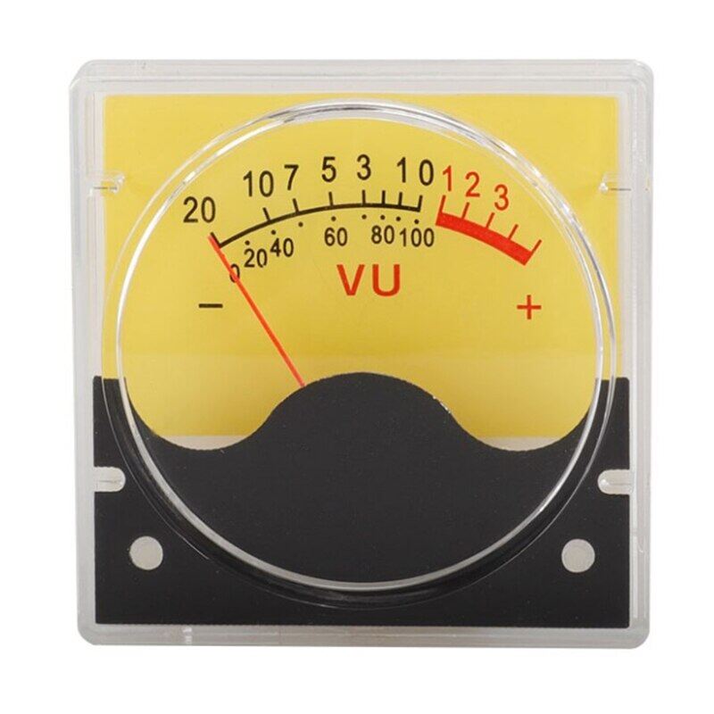 Vu level meter tr-r36w 500ua 500 meter panel mechanical pointer type audio level meter white