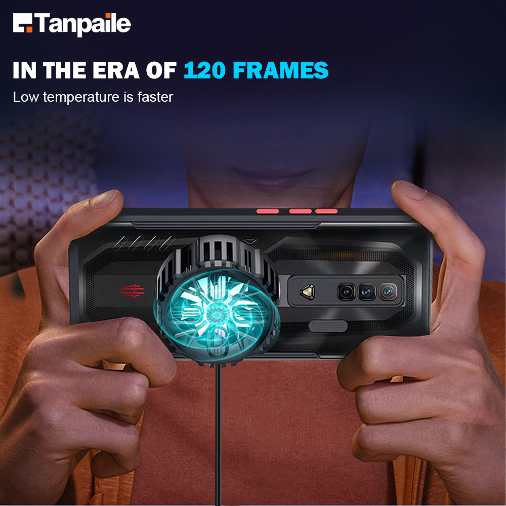 Tanpaile-Vỏ làm mát cho ZTE Nubia Đỏ ma thuật 7 magic7 Pro 7S magic7s silicon mềm [Vua thể thao điện tử] Vỏ bảo vệ lưng điện thoại tản nhiệt Graphene siêu mỏng chống sốc
