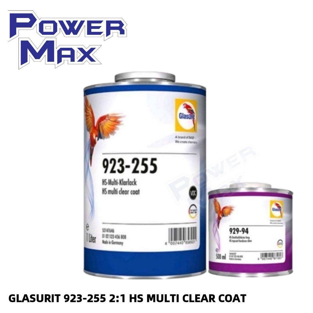 GLASURIT 923255 21 HS MULTI CLEAR COAT e1LITER With HARDENER e500ML