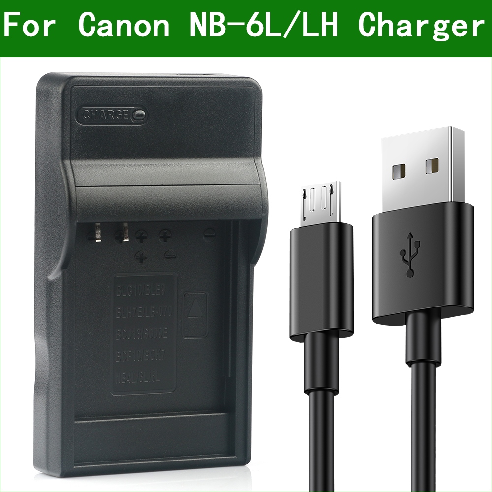 Nb-6l/lh nb6l nb 6l cb-2ly digital camera battery charger for canon ixus 85 95 200 is 105 210 300 310 hs nb-6lh