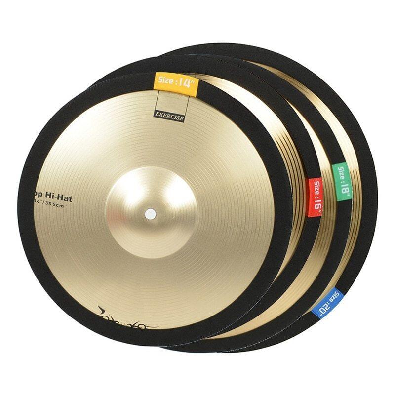 14 16 18 20 Inch Cymbal Vòng Trống Trống Đặt Bộ Giảm Thanh Thực Hành Hi-Hat 4 Kích Thước Tùy Chọn