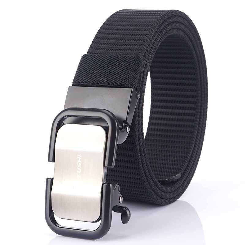 Thắt lưng nam chất vải nylon chắc chắn, có khóa kéo tự động Medyla cao cấp