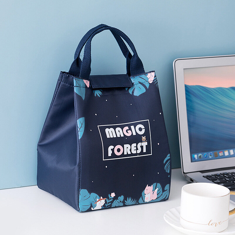 KS Magic Forest portable insulation bag thickened large-capacity lunch box bag insulation lunch bag