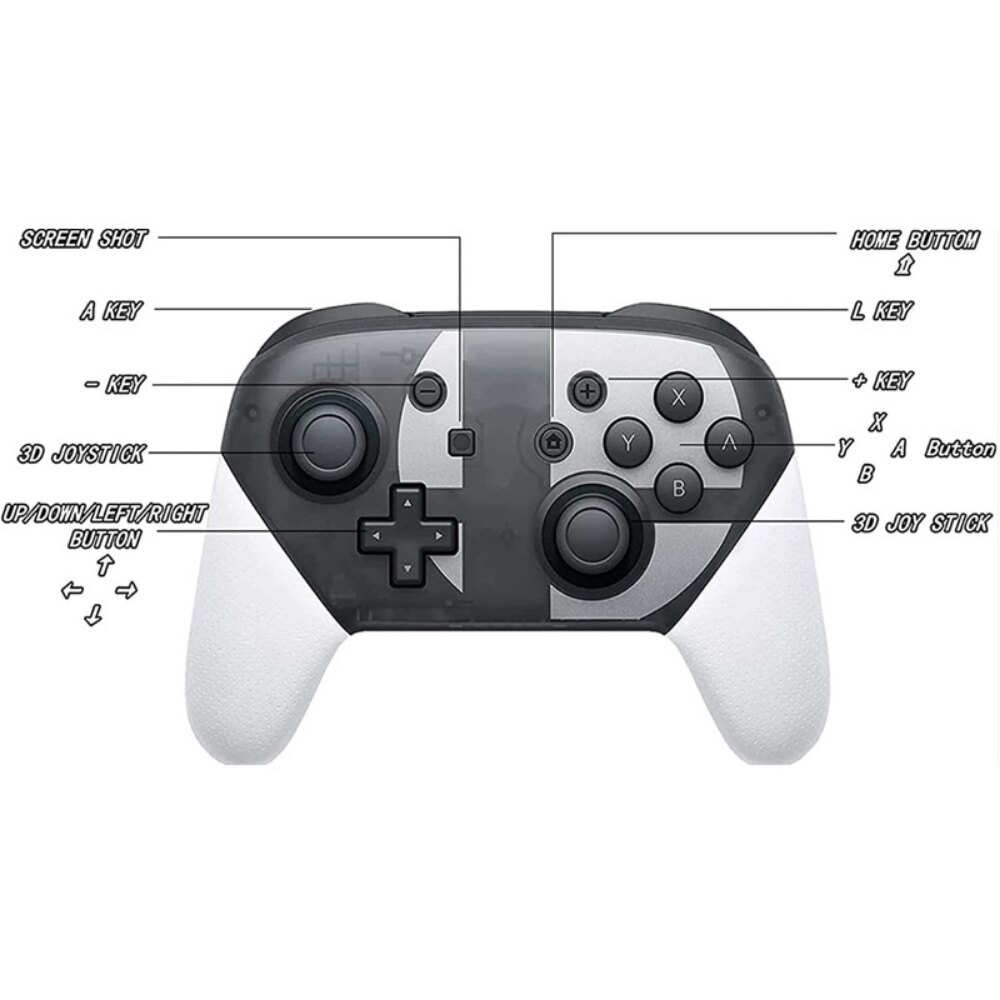 Cần Điều Khiển Bộ Chuyển Đổi Nintendo Pro Bộ Điều Khiển Không Dây Gamepad Bluetooth