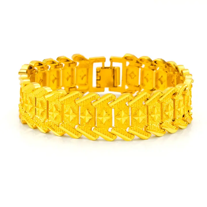 Việt Nam đồ Trang Sức Vang Vong Tay Ngoi Sao Hoa Xe Hơi Rộng Cho Nam Mạ Vang Giả 24k Mạ đồng Thau Lazada Vn