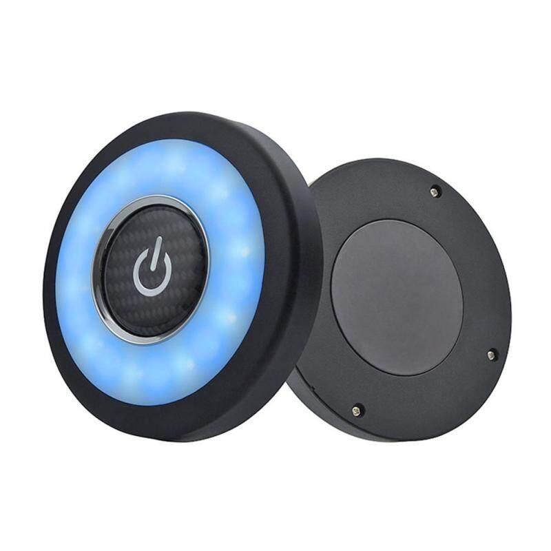 Đèn Tủ Tường Đèn Nam Châm USB Sạc Lại LED Đèn Xe Ô Tô Hai Màu Bầu Không Khí Đèn Đèn Ngủ Nhỏ