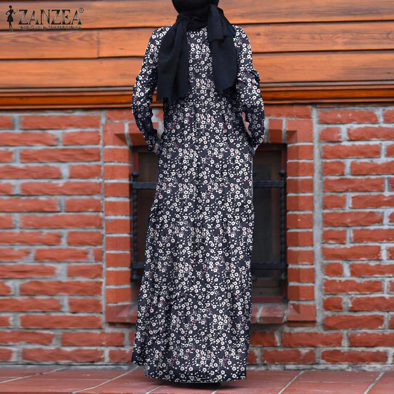Mitti ZANZEA Womens Long Sleeve Floral 