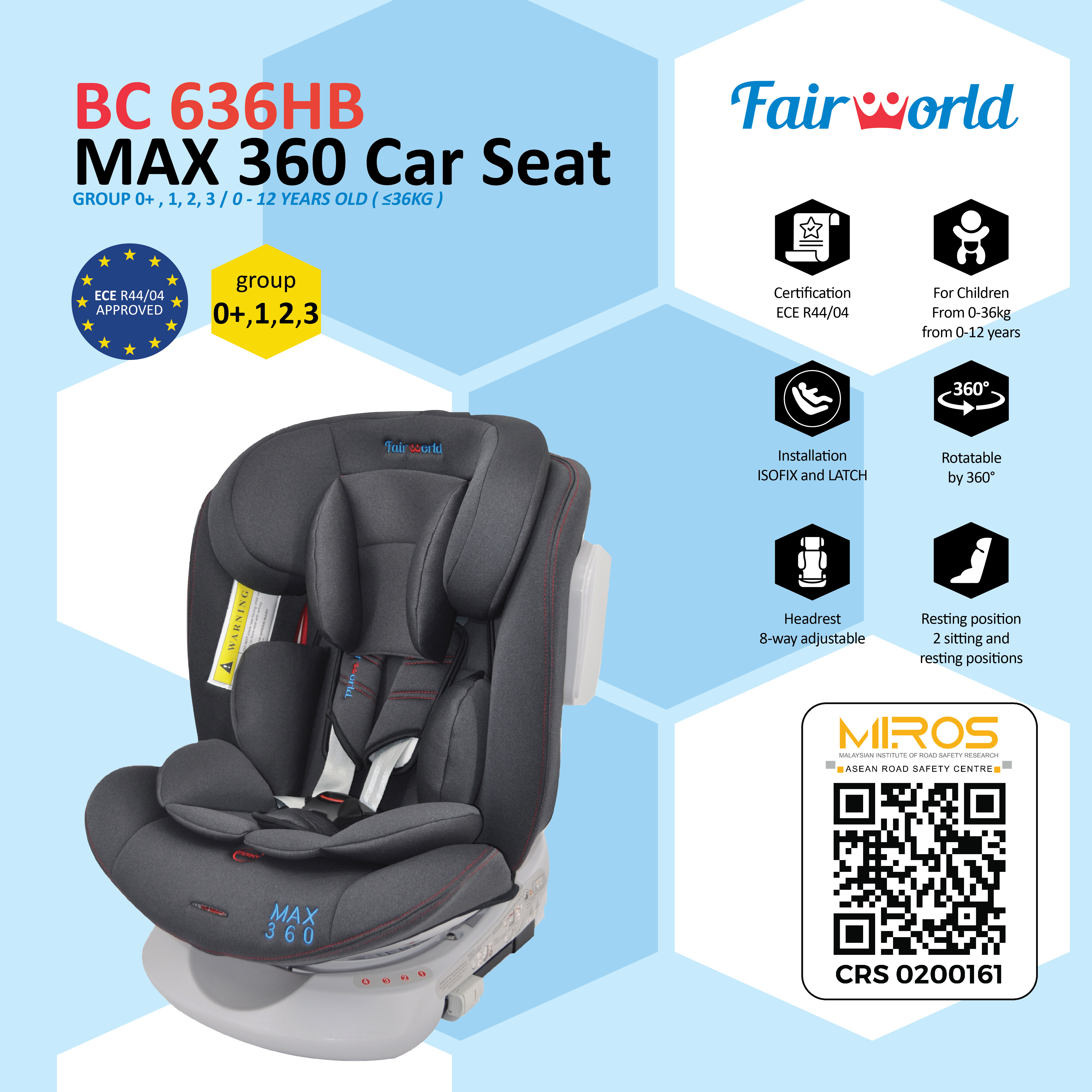 fairworld car seat
