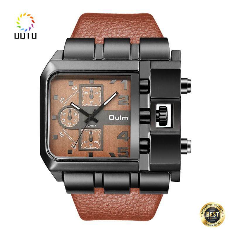 Oqto Original 2019 Oulm 3364 Baru Pria Klasik Kasual Modis Jam Kuarsa Jam Keren untuk Pria Bisnis Jam Tangan Olahraga-Intl