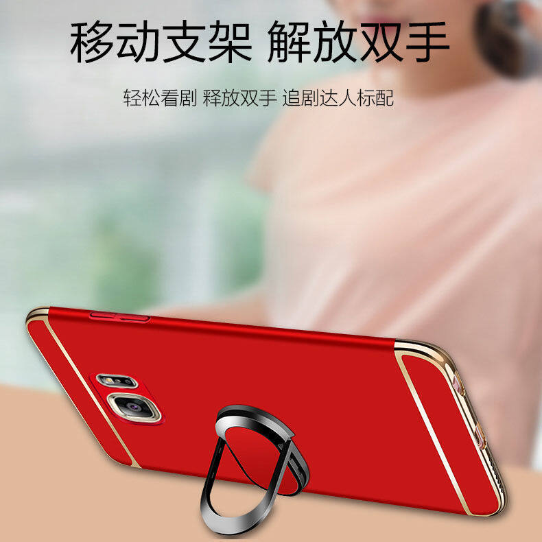 LANLIN For Samsung Galaxy Note 9 / Note 8 / Note 5 Phone Case Ultra Thin Matte Hard PC Holder Casing For Samsung Note 9 Case With Free Ring Stand Holder & String
