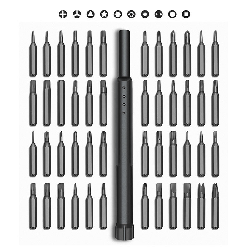 48 in one screw driver watch glasses disassembly precision multi-function batch mobile phone repair tool screw Knife set