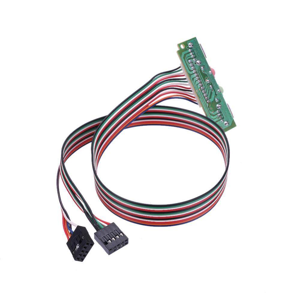 2 USB 2.0 Ports PC Computer Case Front Panel USB Audio Mic Earphone Cable