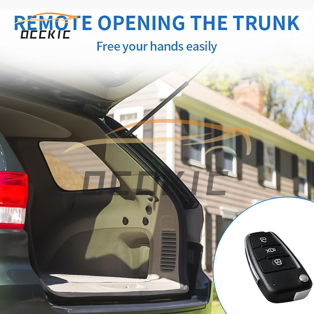 occkic Universal Car Door Lock Keyless Entry System with Trunk Release Button Remote Central Control Box Kit