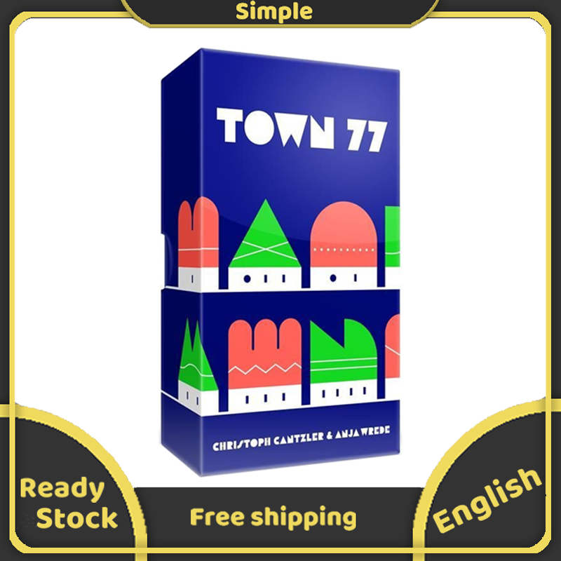 77 Town Board Game Chinese & English Version Oink Gift Toy Game
